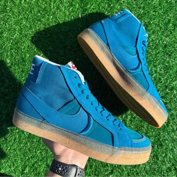 Nike Other - Nike Sb Zoom Blazer Mid Premium Green Abyss